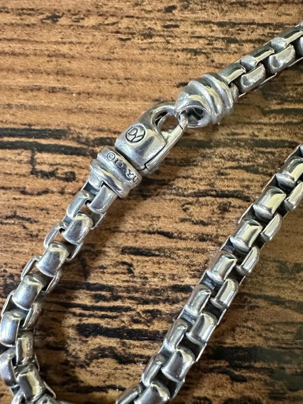 David Yurman Box Chain Necklace in Sterling Silver, 5mm, 22